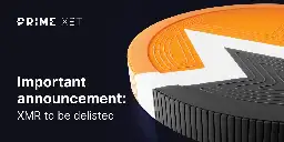 Important announcement: XMR to be delisted | PrimeXBT