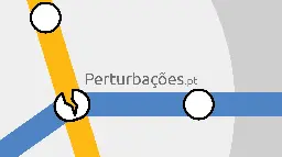 Perturbações do Metro de Lisboa | Perturbações.pt