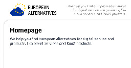 Homepage | European Alternatives