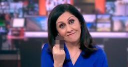 BBC News presenter Maryam Moshiri apologizes after flipping the middle finger live on air