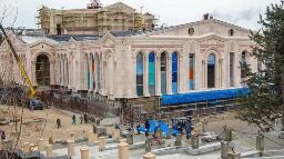 Russian occupation authorities destroy UNESCO World Heritage site, build outdoor theater in its place