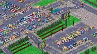 In this satirical city builder, your goal is to convert walkable cities into parking lots and use propaganda to convince everyone it's what they want.