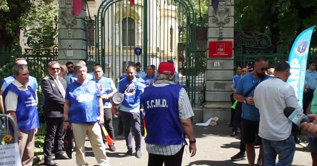 Mircea Dogaru at The Protest Against Austerity Measures in Bucharest, Romania