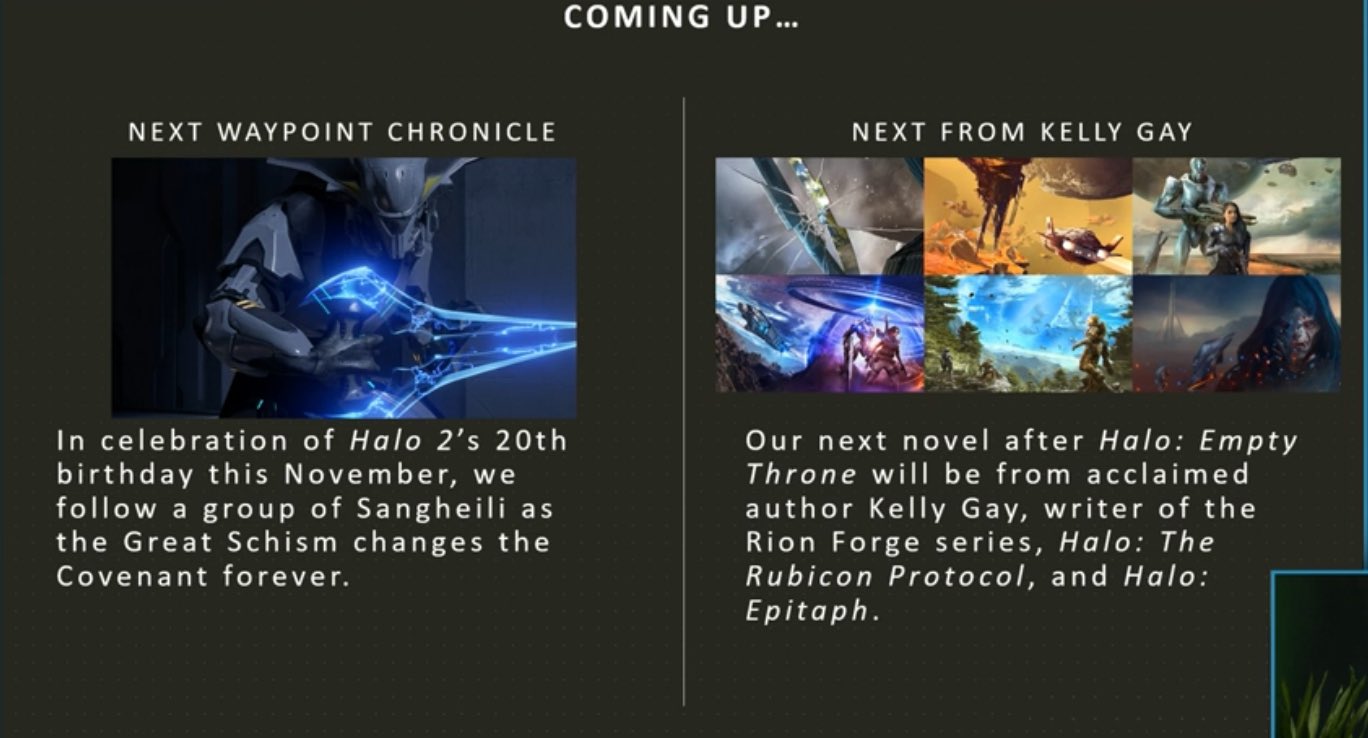 The next Halo novel after Halo: Empty Throne (Feb 2025) will be another by Kelly Gay