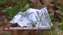 Ku Klux Klan flyers scattered across northern Indiana