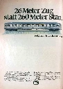 Der Spiegel 24. Juni 1974: 🚋 "26 Meter Zug statt 260 Meter Stau"  🚗 🚙 🚚 🚗 🚙🚙🚗