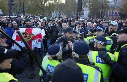 More than 90 counter-protesters arrested at Palestine march in London