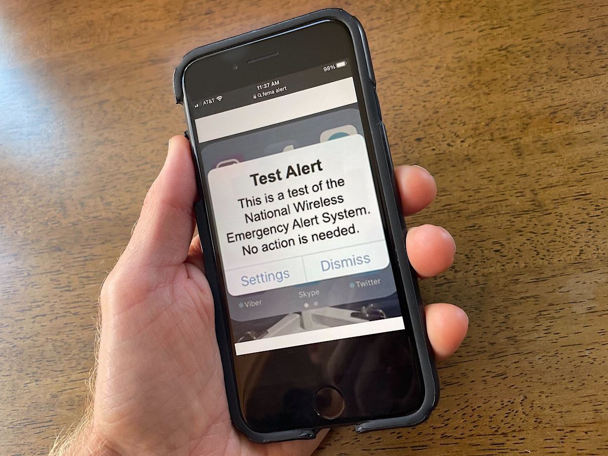 Your cellphone will blurt an emergency alert Wednesday. Here's what this test means