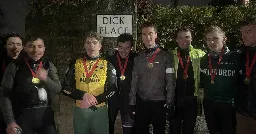 Scots students on 'stiff' challenge cycle 400 miles from Cock Lane to Dick Place