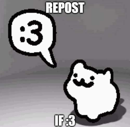 Repost if :3