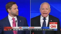 ‘That Is a Damning Non-Answer’: Walz Hammers Vance for Refusing To Admit Trump Lost Election