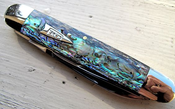 abalone case pocket knife