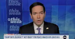 Rubio Melts Down on Air Over Accusation U.S. Is ‘Placating Putin’