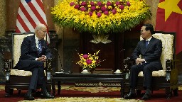 Biden highlights business deals and pays respects at John McCain memorial to wrap up Vietnam visit