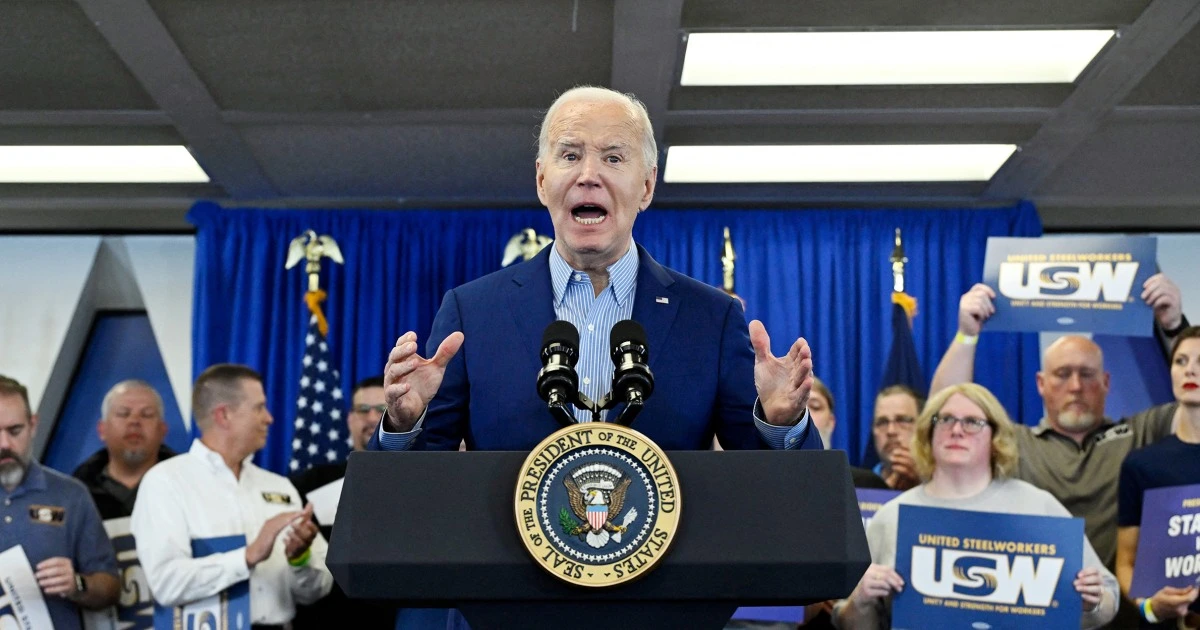 Biden chokes up while talking about deceased son and Trump's disparaging remarks about service members