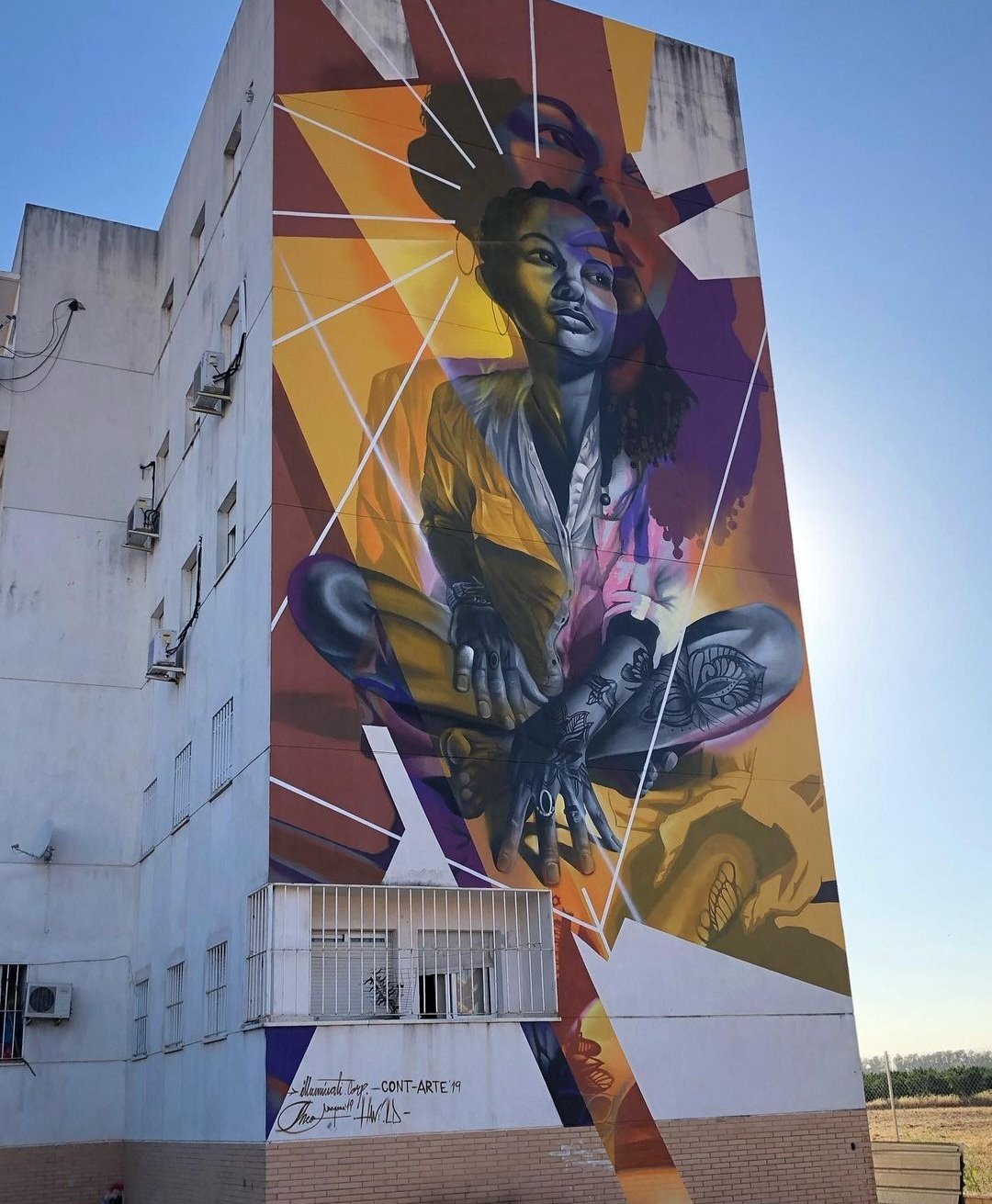 Art by Spanish Theo Magma in La Rinconada, Spain (2019)