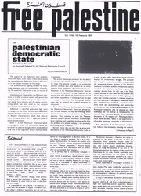 12 issues of Free Palestine, an underground newspaper about the Palestinian liberation movement, from 1970