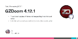 Release GZDoom 4.12.1 · ZDoom/gzdoom