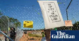 Atlanta police arrest five activists chained to bulldozer at ‘Cop City’ site