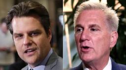 Matt Gaetz says he will attempt to oust Kevin McCarthy from the speakership this week | CNN Politics