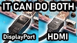 A DisplayPort Port That You Can Plug HDMI Into