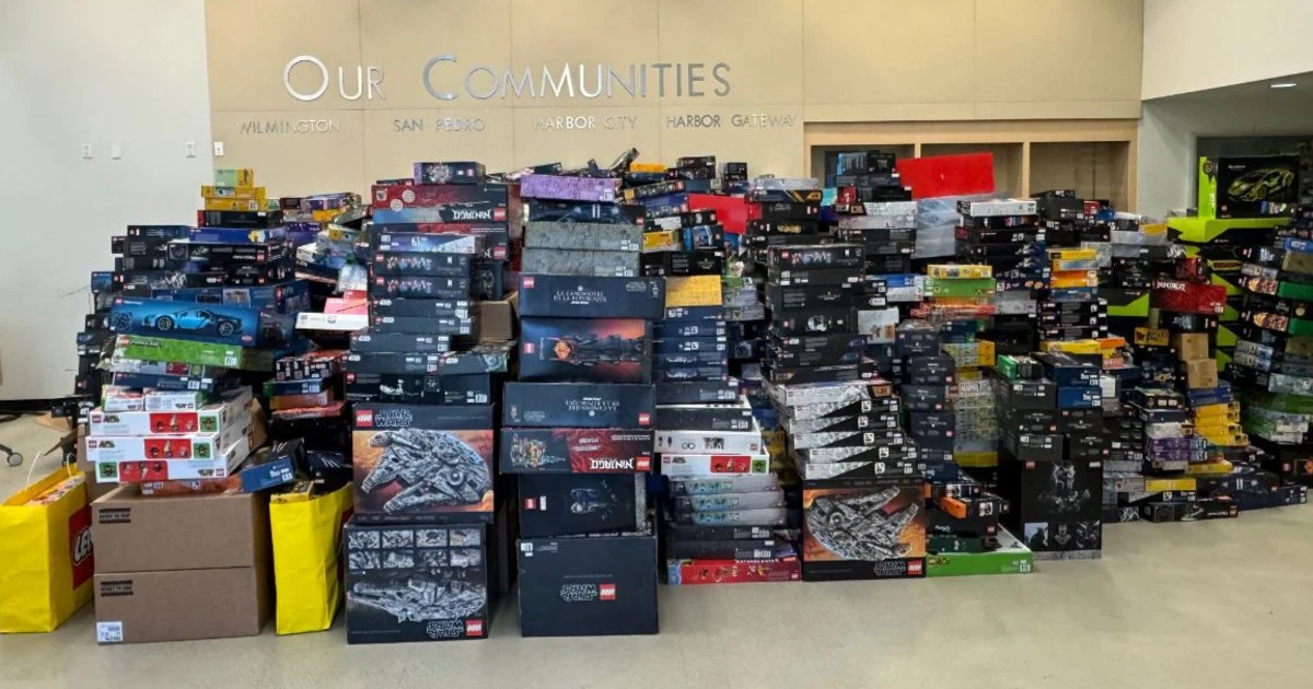 Two arrested, including 71-year-old man, for allegedly stealing almost 3,000 boxes of LEGOs