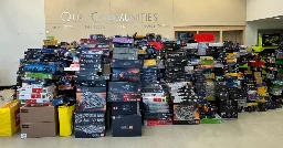 Two arrested, including 71-year-old man, for allegedly stealing almost 3,000 boxes of LEGOs