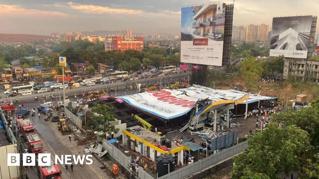 Mumbai billboard collapse: Fourteen dead and dozens injured