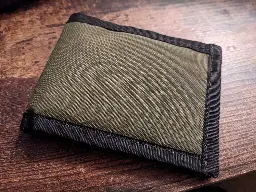 The Flowfold - A thin, durable wallet made in Maine from recycled sail cloth - SLRPNK