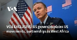 VOA EXCLUSIVE: US general explains US movements, partnerships in West Africa