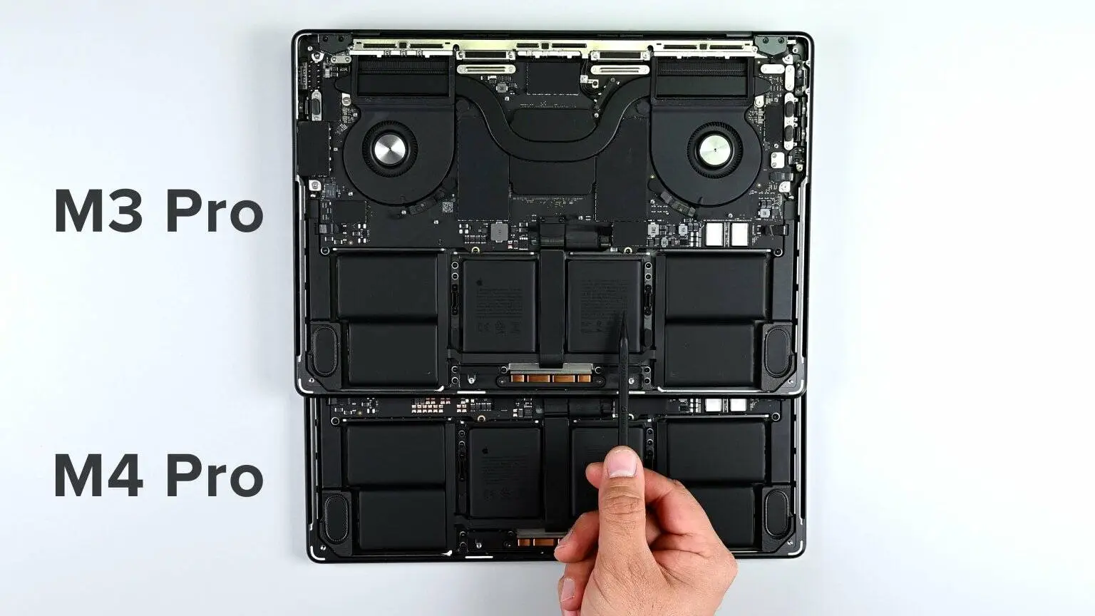 M4 MacBook Pro features soldered storage and battery glue