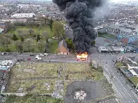 JUST IN: Bus hijacked and set on fire in Belfast, Northern Ireland during riots and violence in the capital.