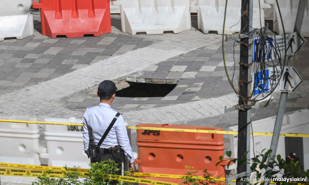 Second Jalan Masjid India sinkhole appears 50m from first one