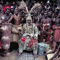 Nyimi Kok Mabiintsh III, King of Kuba (D.R. Congo) (~1988)