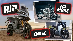 Electric Motorcycle Companies Are Dying Left And Right As People Just Aren't Buying Enough Bikes - The Autopian