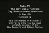 Gay Games IV - From A to Q : Dyke TV, Gay Cable Network, Gay Entertainment Television, In The Life, Network Q. : Free Download, Borrow, and Streaming : Internet Archive