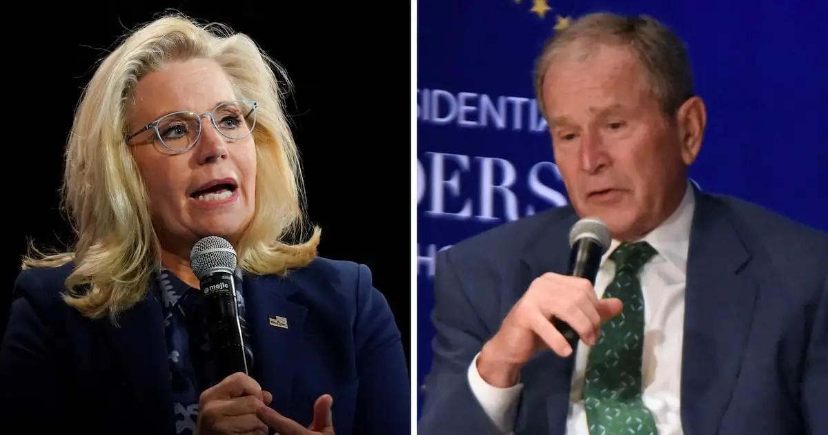 Liz Cheney Tells George W. Bush to Endorse Kamala Harris: ‘It’s Time’