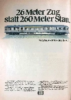 Der Spiegel 24. Juni 1974: 🚋 "26 Meter Zug statt 260 Meter Stau"  🚗 🚙 🚚 🚗 🚙🚙🚗