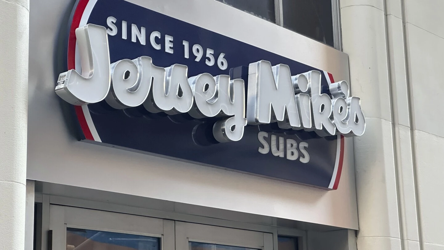 Jersey Mike's sandwich chain is acquired by private equity firm Blackstone for $8 billion