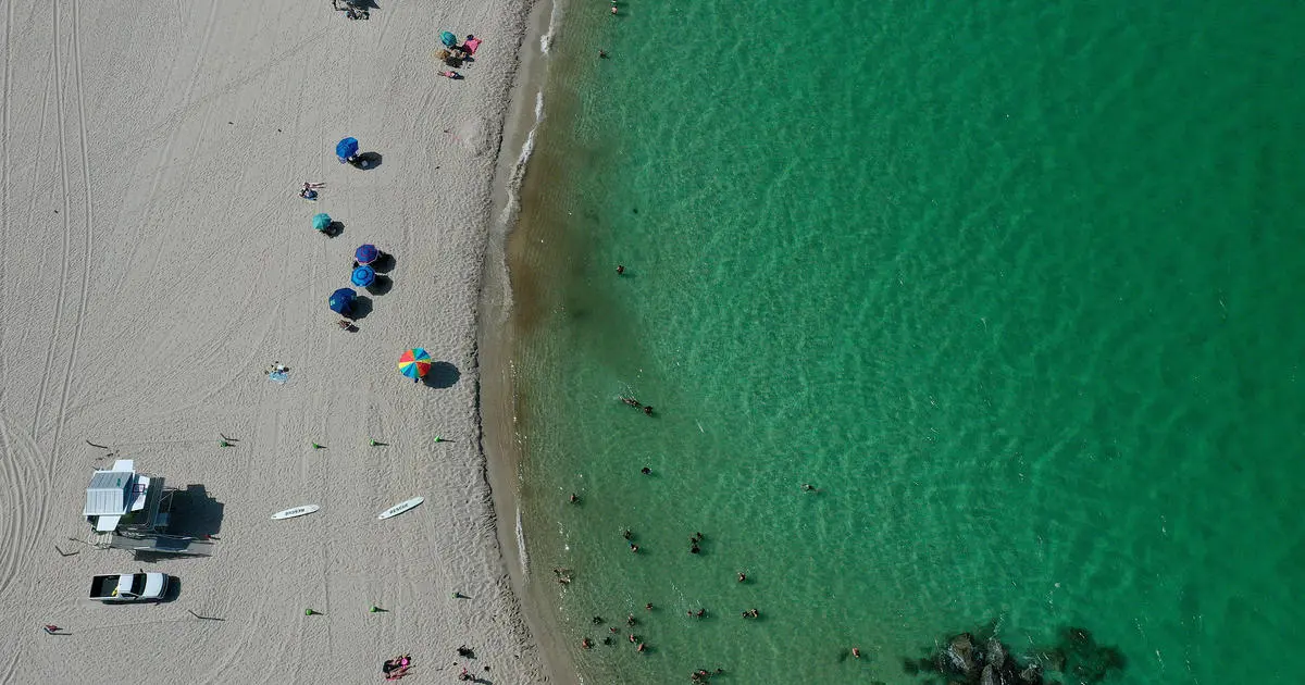 Florida ocean temperatures peak to almost 100 degrees amid heatwave: "You really can't cool off"