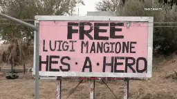 'Free Luigi Mangione' billboard seen from Southern California freeway