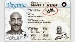 Virginians can add their blood type to their driver's license or state ID