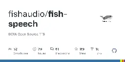 GitHub - fishaudio/fish-speech: SOTA Open Source TTS