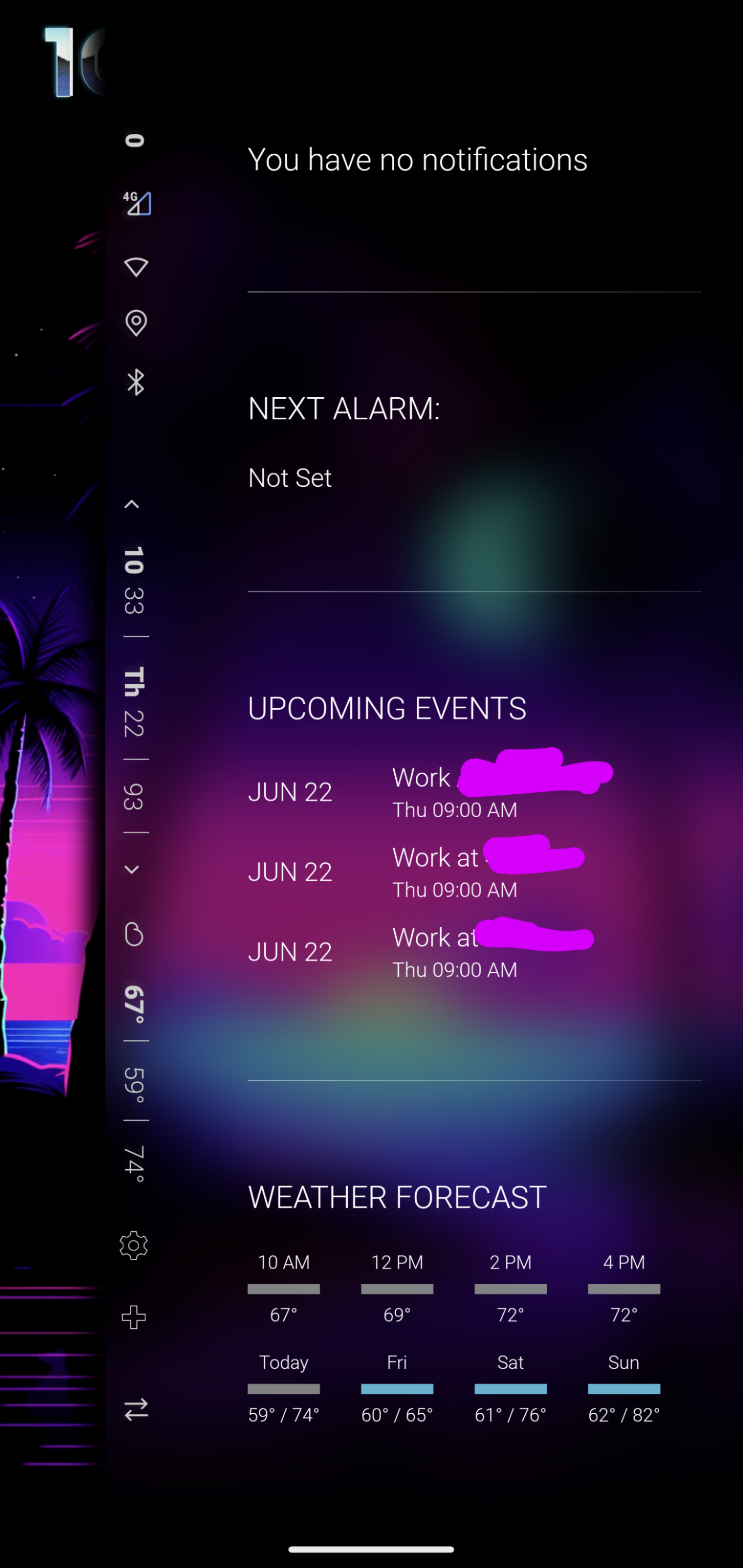 Notifications and Calendar