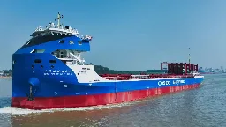 China launches world’s largest electric container ship with 50 MWh battery