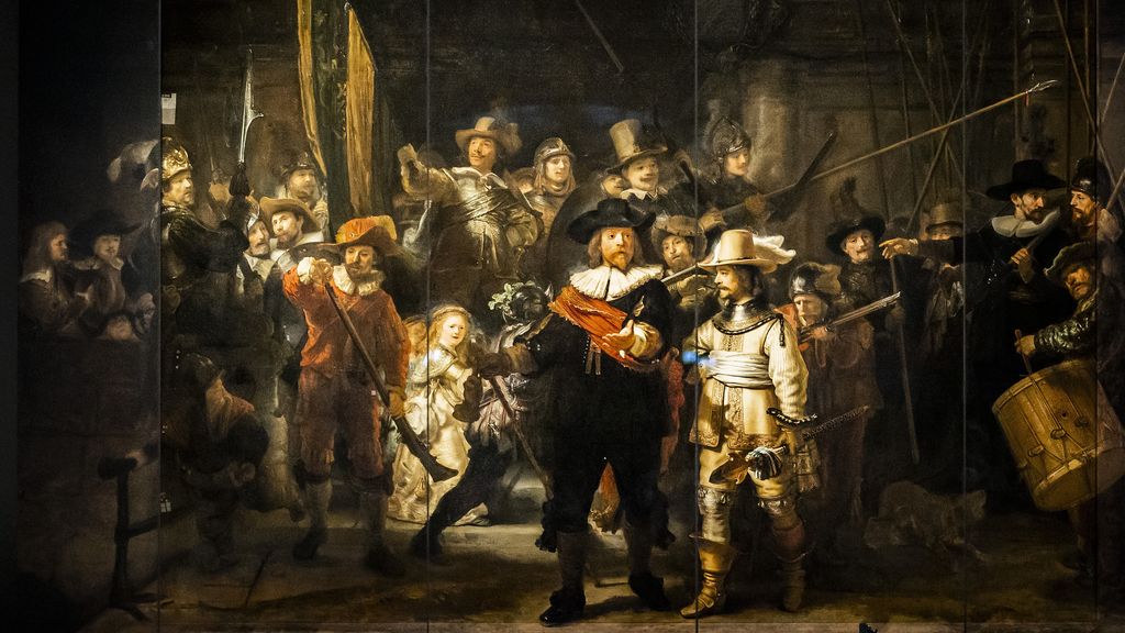 Rembrandt gebruikte speciale techniek om Nachtwacht te beschermen tegen vocht