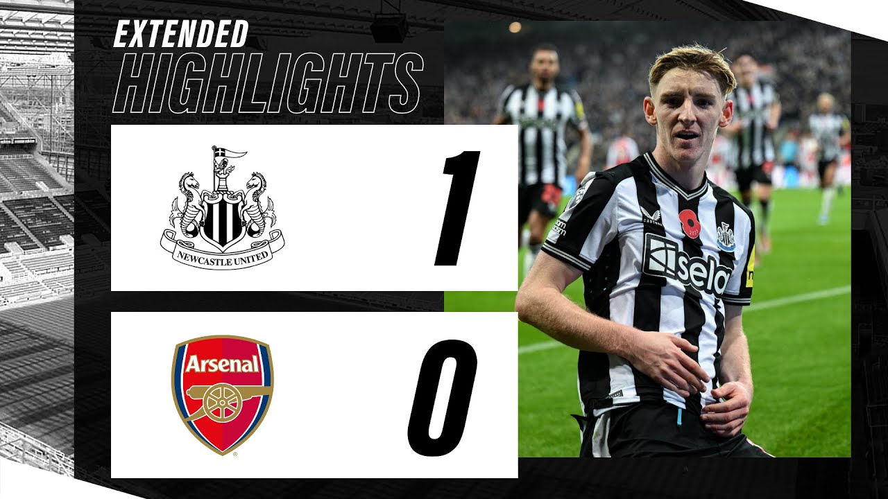 Newcastle United 1 Arsenal 0 | EXTENDED Premier League Highlights