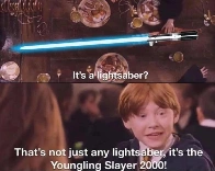 That’s not just any lightsaber