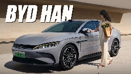 Upgraded 2025 BYD Han Debuts In China, PHEV And EV Now Look The Same | Carscoops