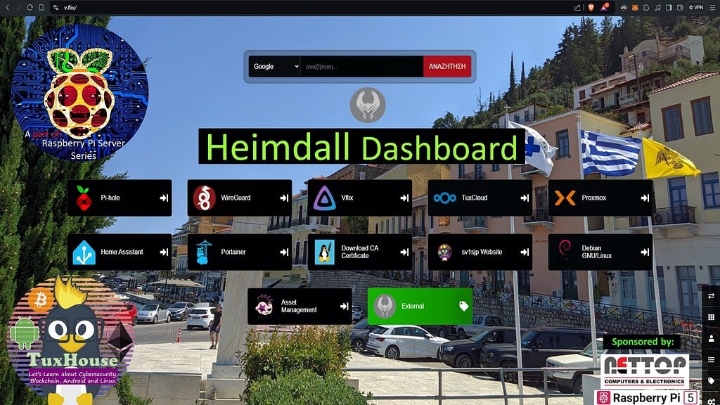 Heimdall Dashboard : Εύκολη Πρόσβαση και Διαχείριση των Υπηρεσιών που τρέχουν στην Εταιρεία μας